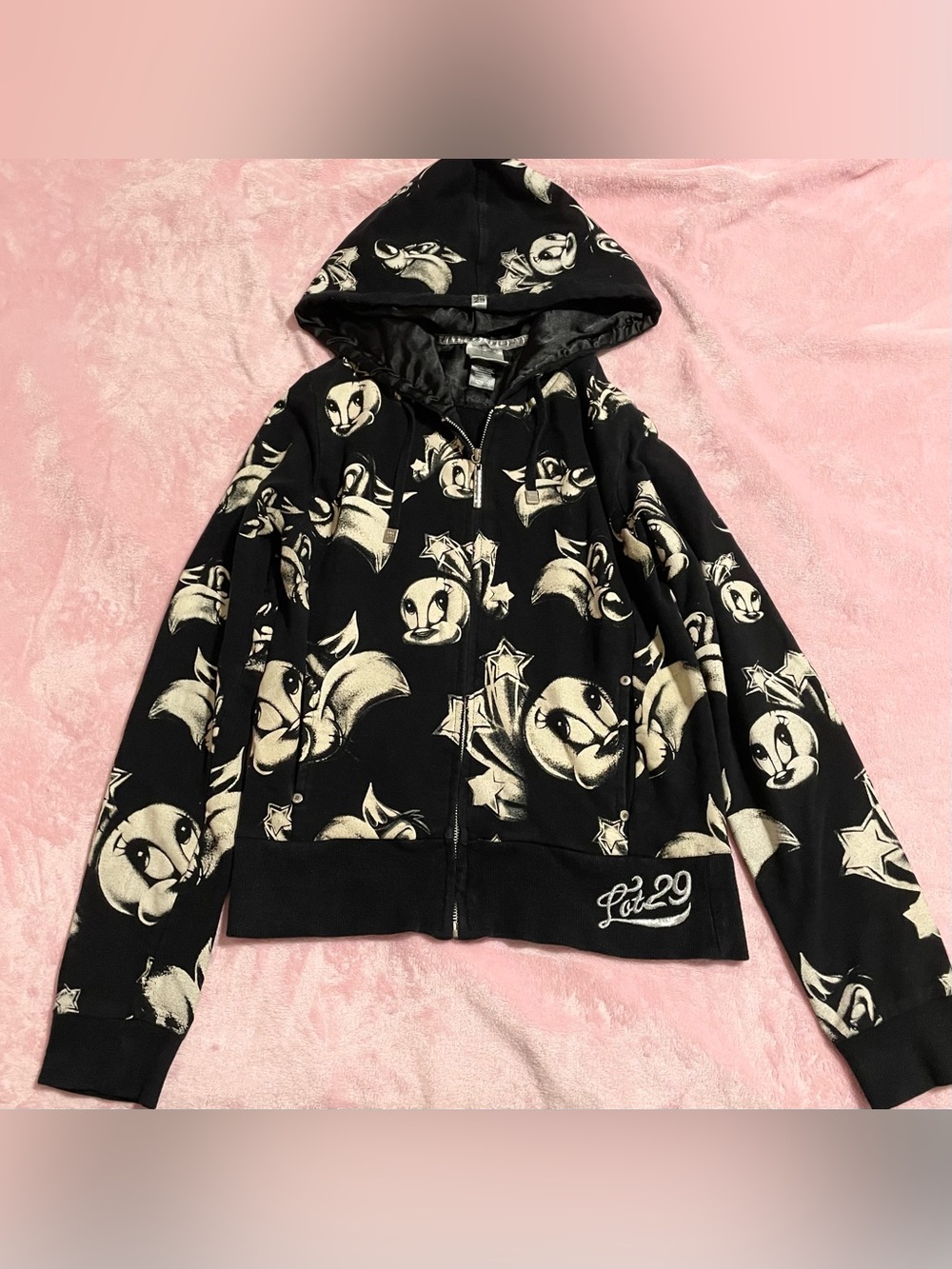 Vintage Lot 29 Tweety Bird and Sylvester Looney Tunes Jacket Kids Size XL